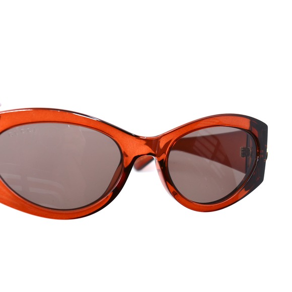 GUCCI GG1401S 003 BURGUNDY BROWN WOMEN'S AUTHENTIC SUNGLASSES - Picture 9 of 10